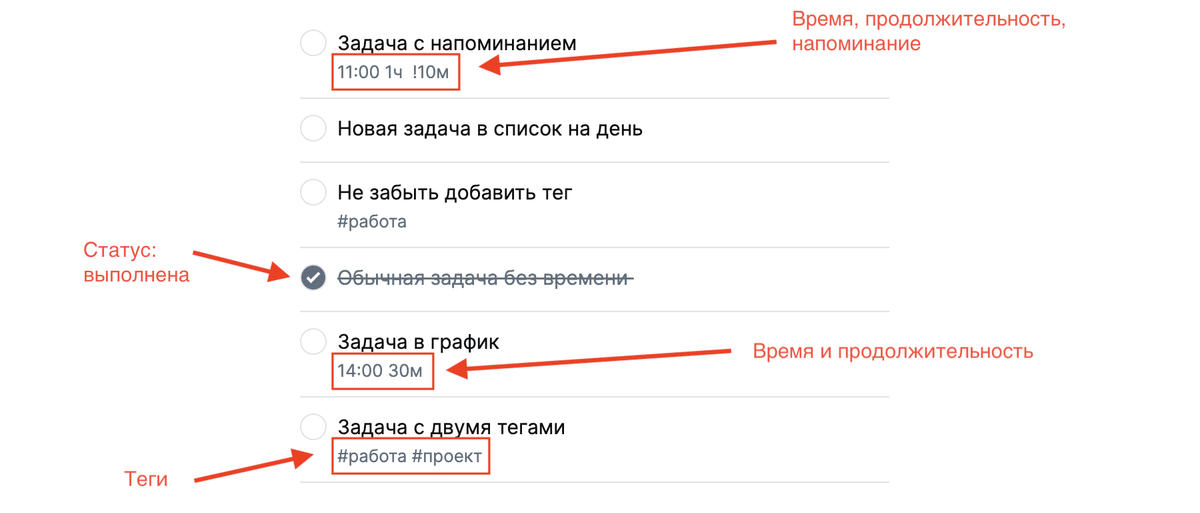 Характеристики задач «OK, Bob!»